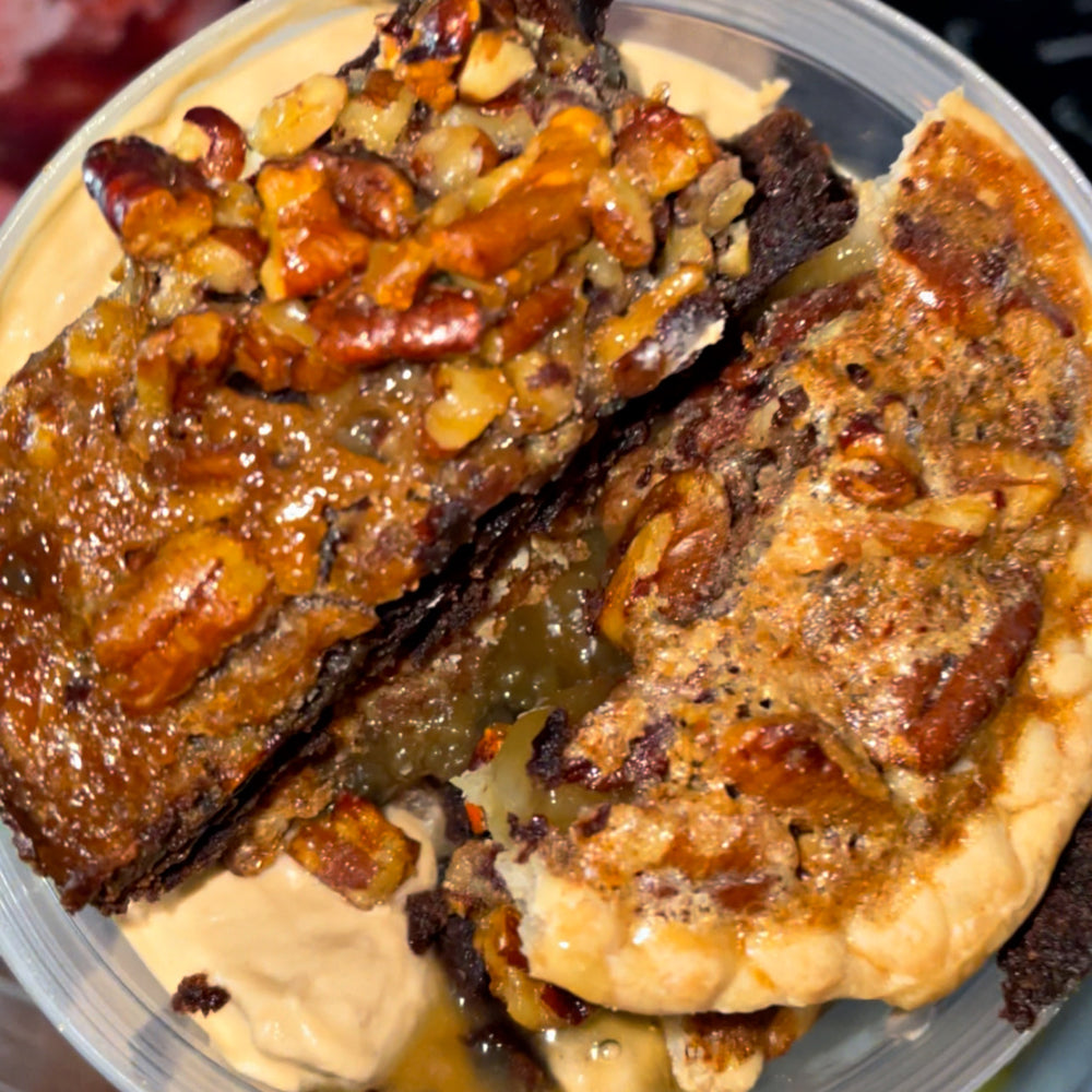 Brownie Pecan Pie Surprise