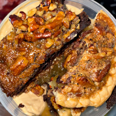 Brownie Pecan Pie Surprise