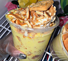 Banana Pudding Stuffed Cheesecake  Waffle Cone